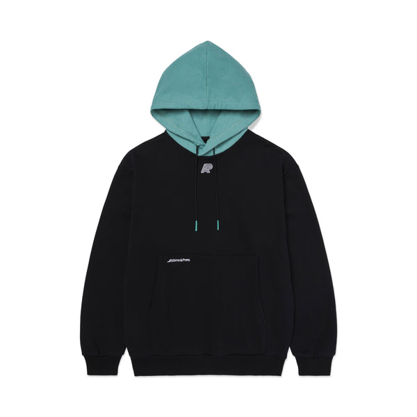 A&P TWO-TONE HOODY BLACK GREEN