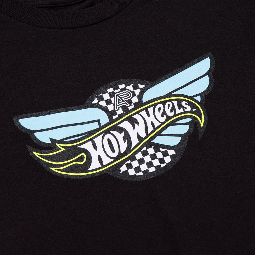 A&P x HOT WHEELS WING LOGO TEE BLACK