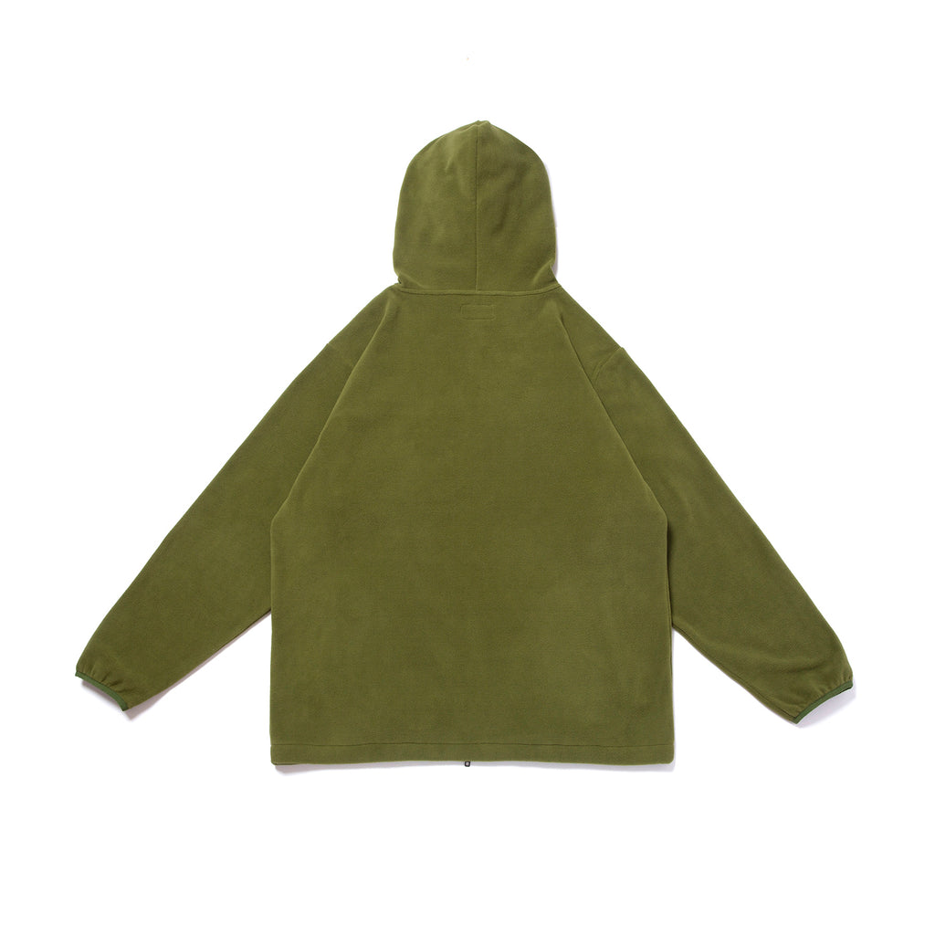 A&P POLAR FLEECE ZIP UP HOODY OLIVE (FULFILLMENT)
