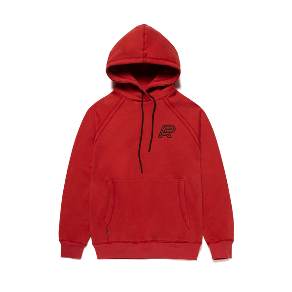 A&P CLASSIC RAGLAN HOODY BRICK