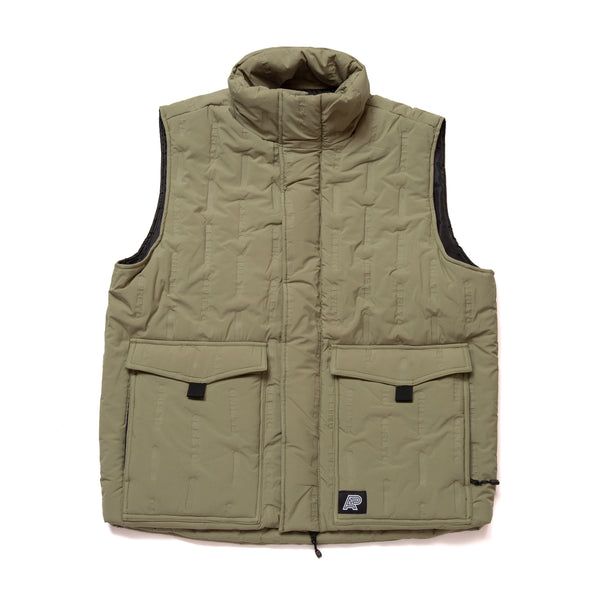 A&P PUFF VEST OLIVE