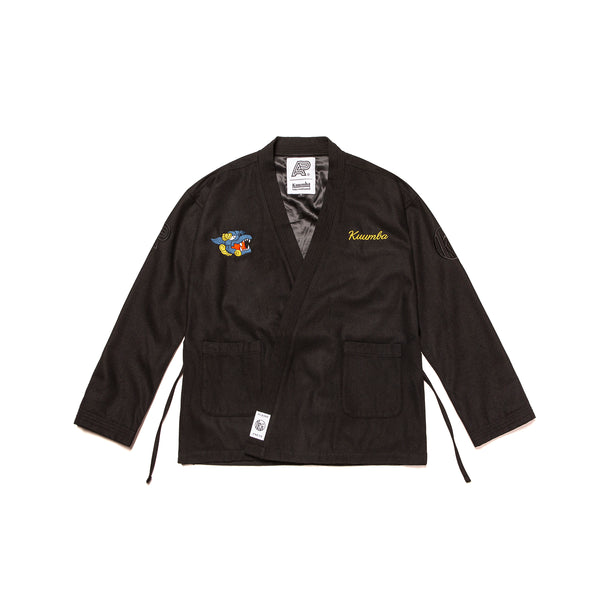A&P x KUUMBA KIMONO JACKET – ALBINO & PRETO