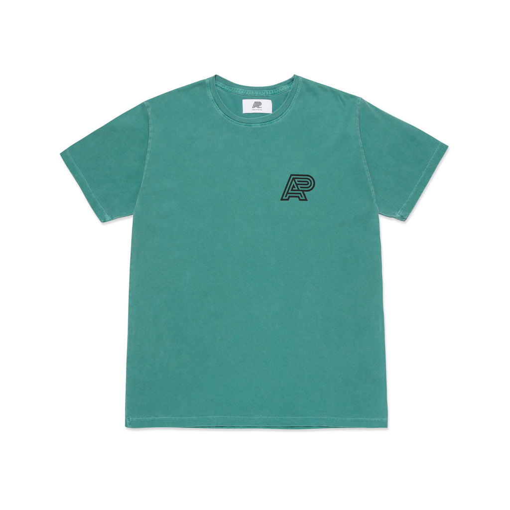 A&P PIGMENT DYED MARK TEE TEAL