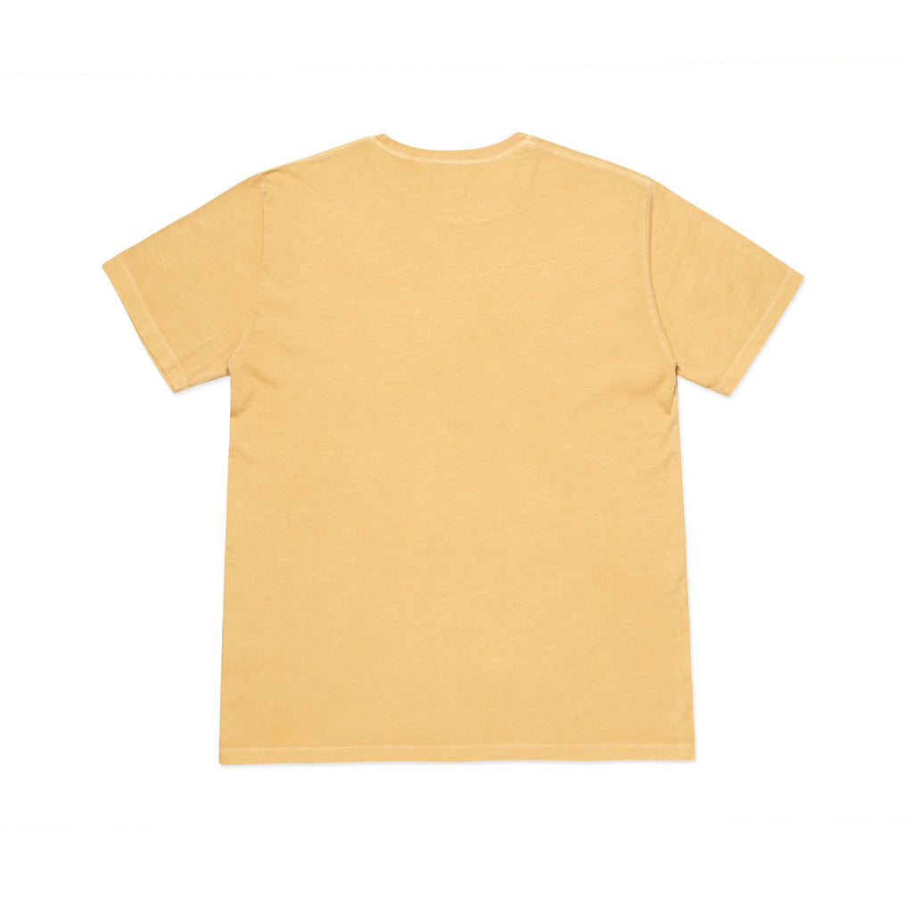 A&P PIGMENT DYED MARK TEE YELLOW