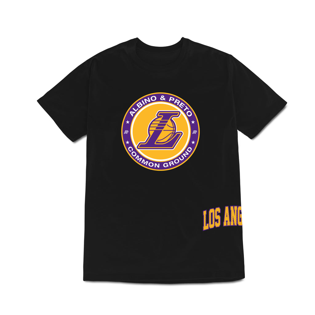 A&P LAKERS TEE BLACK