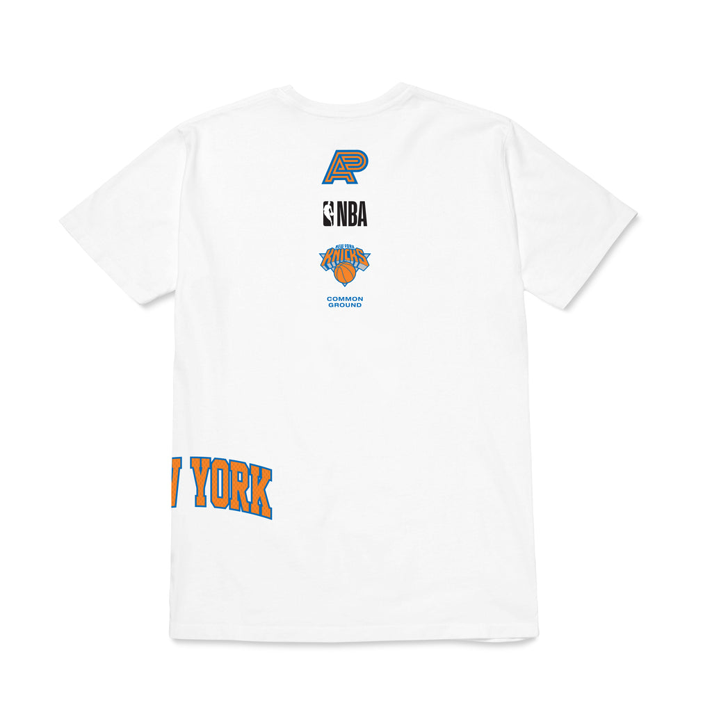 A&P KNICKS TEE WHITE