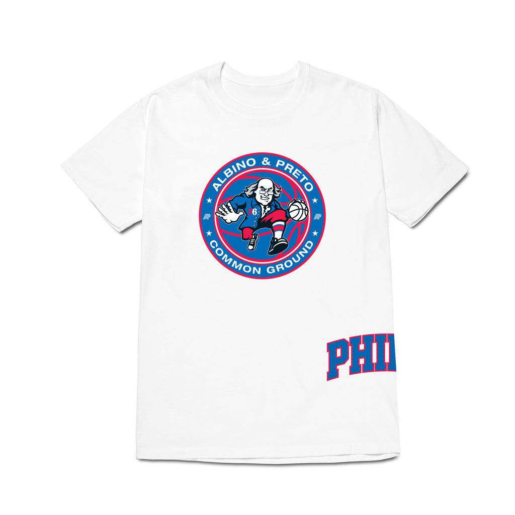 A&P SIXERS TEE WHITE
