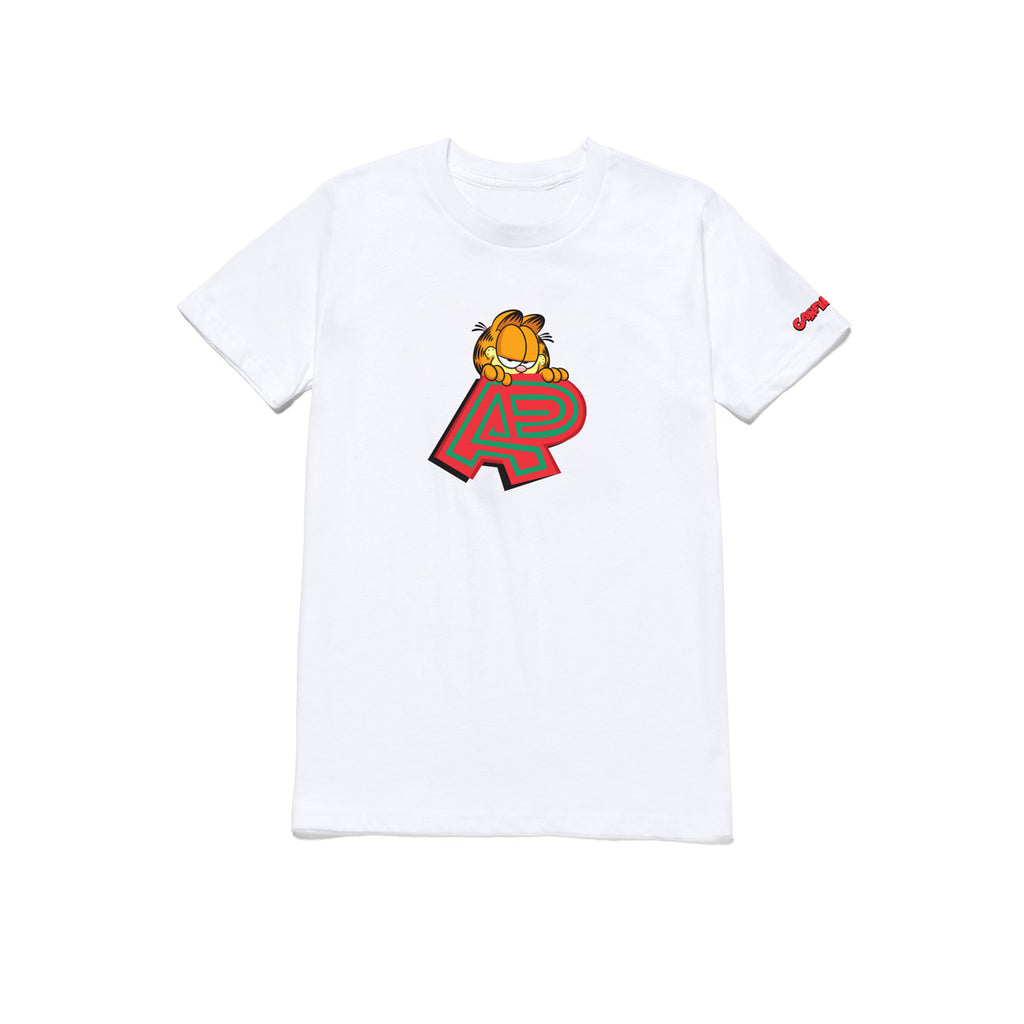 A&P GARFIELD MARK KIDS TEE WHITE