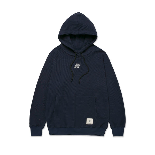 A&P WAFFLE RAGLAN HOODY NAVY