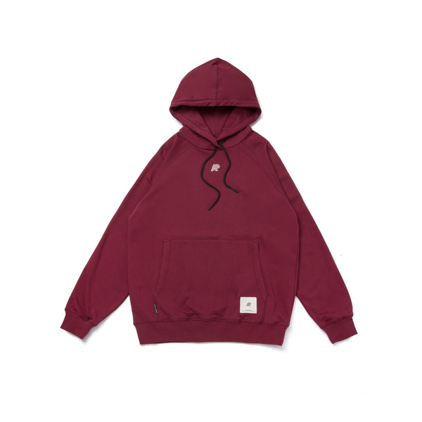 A&P LW RAGLAN HOODY BURGUNDY