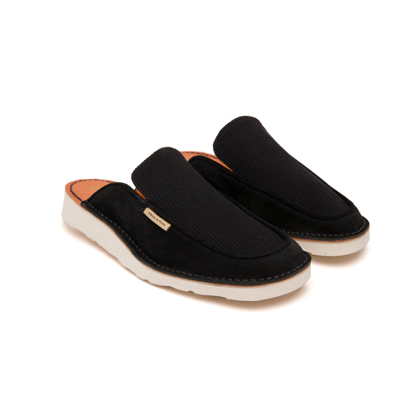 A&P x PADMORE & BARNES HOME SLIDES BLACK/WHITE