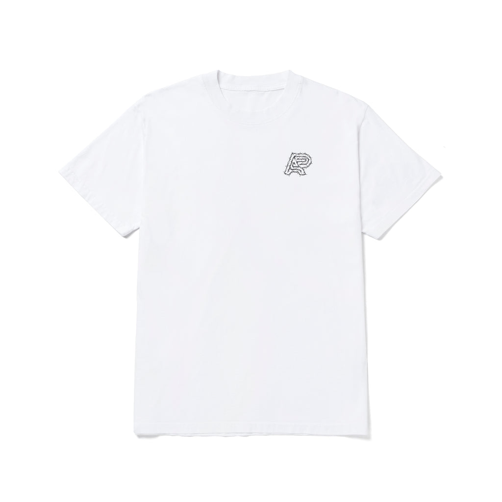 A&P MG BARBED WIRE TEE WHITE