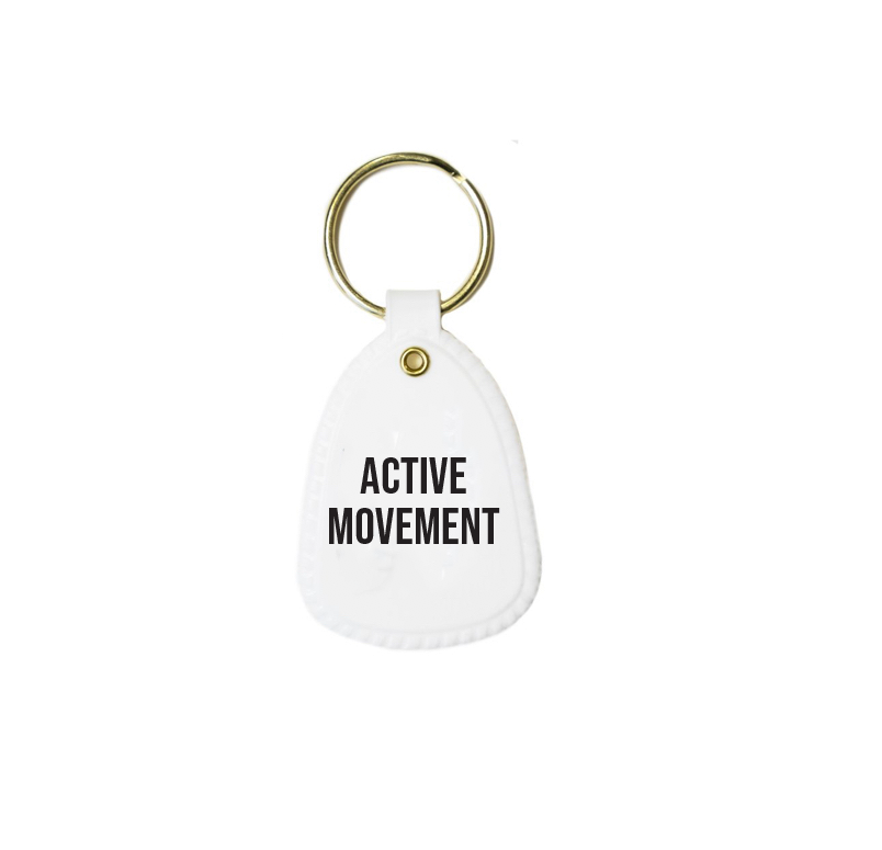 Ap Keychain A&P ACTIVE MOVEMENT KEYCHAIN – ALBINO & PRETO