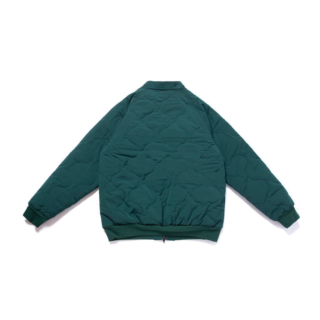A&P QUILTED KIMONO BOMBER JACKET GREEN