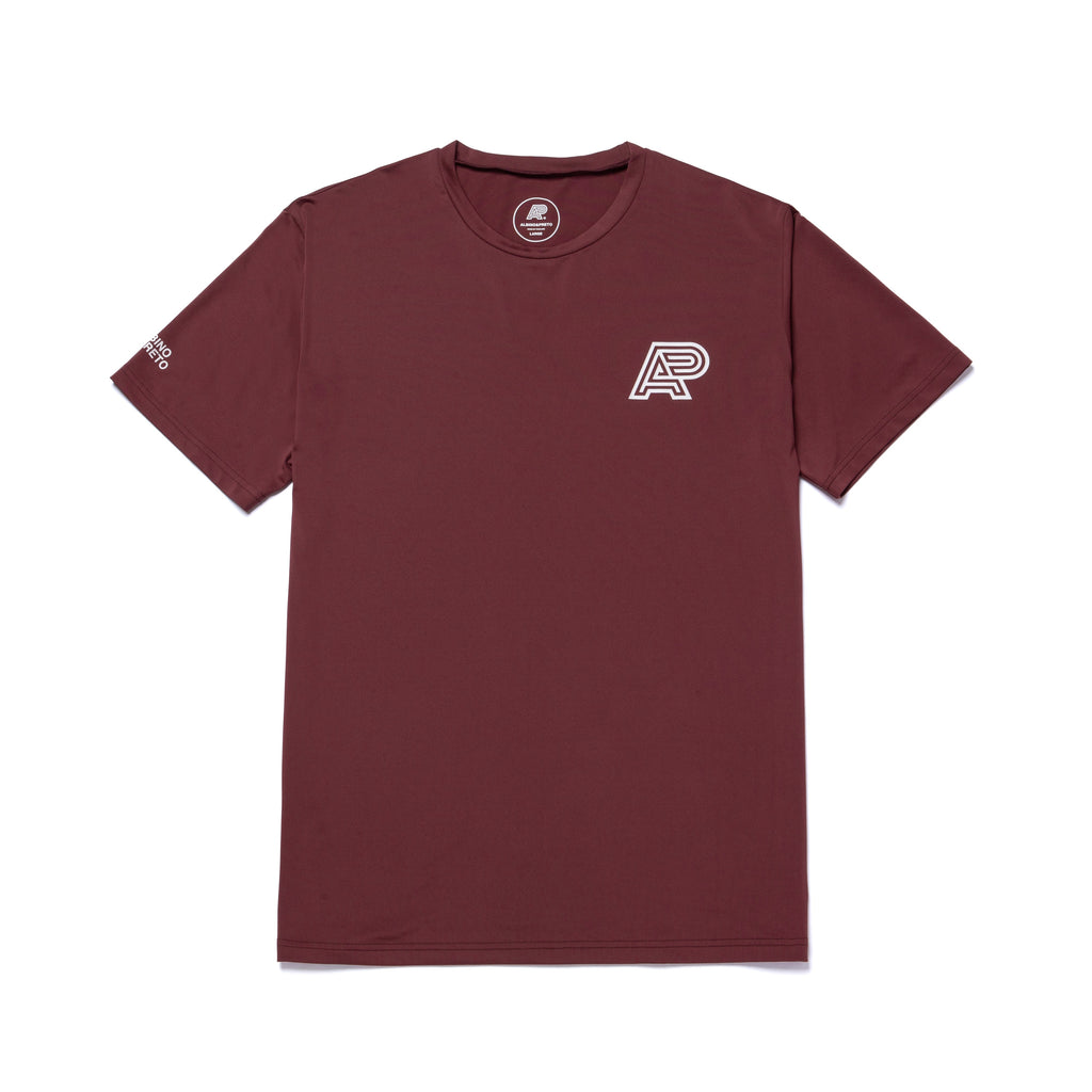 A&P SS QD TEE BURGUNDY (HOUSE)