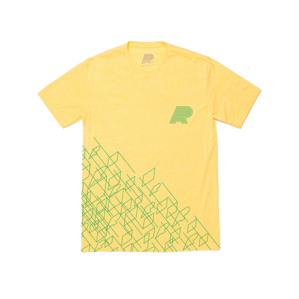 A&P WIREFRAME TEE YELLOW (FULFILLMENT)