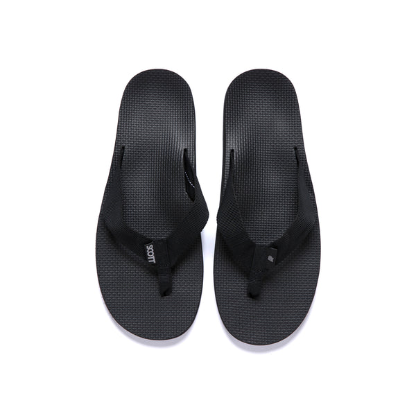 A&P x SCOTT 4100 "MAKAHA" SLIPPERS BLACK