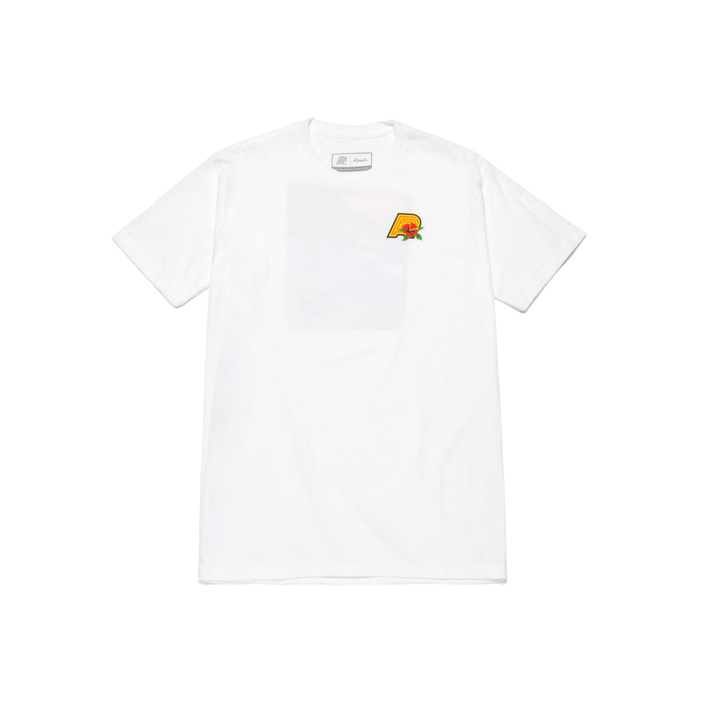 A&P LOCALS PIPELINE TEE WHITE