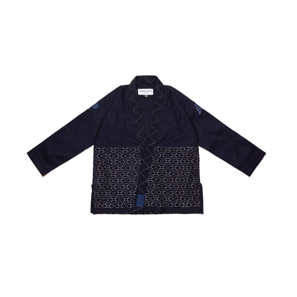 A&P B72 SATORI KIMONO NAVY – ALBINO & PRETO