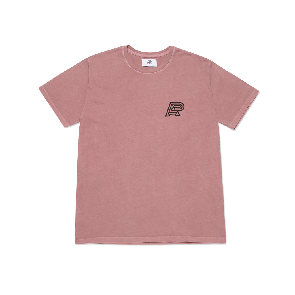 A&P PIGMENT DYED MARK TEE OD SALMON