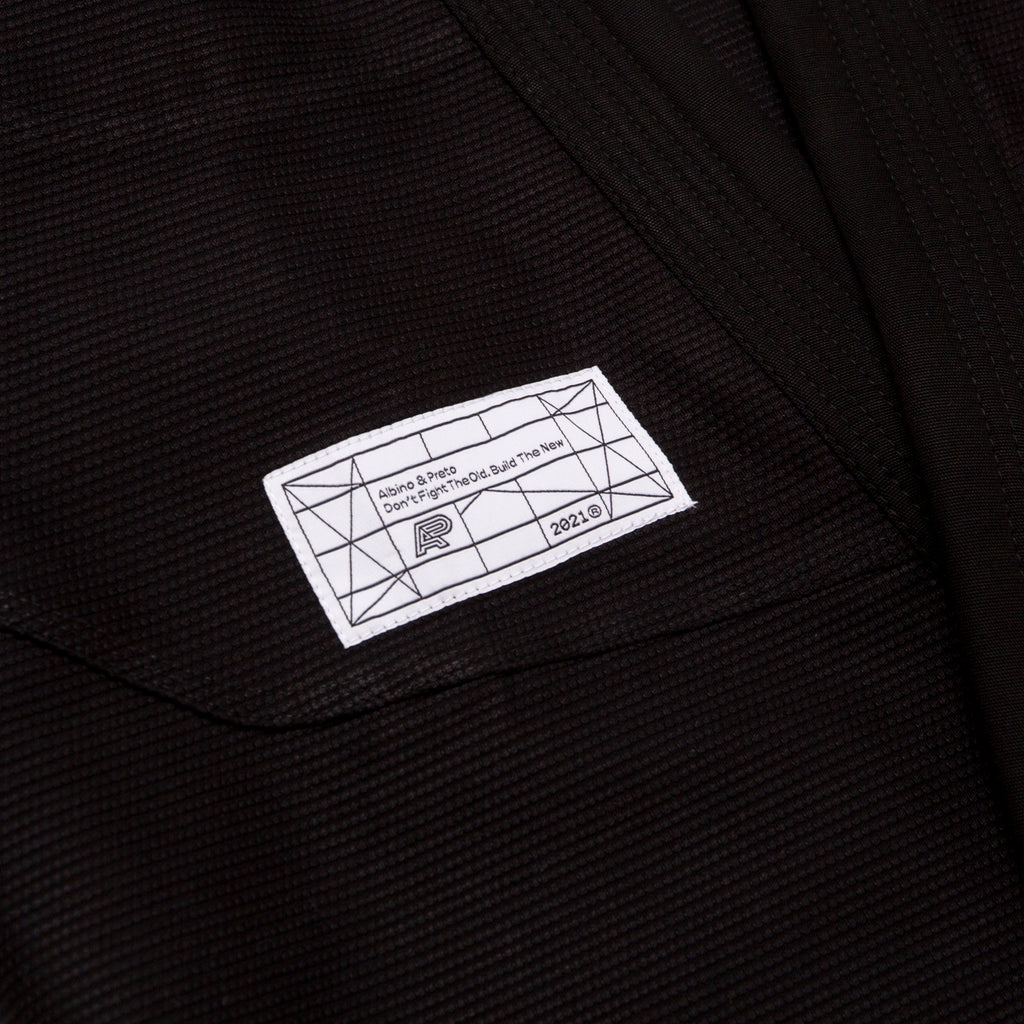 A&P B82 BUILDING BLOCK KIMONO BLACK