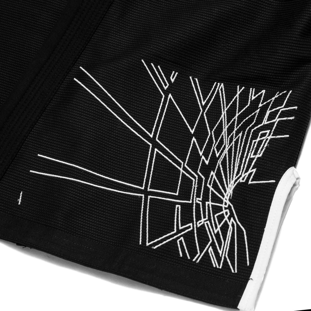 A&P B82 BUILDING BLOCK KIMONO BLACK