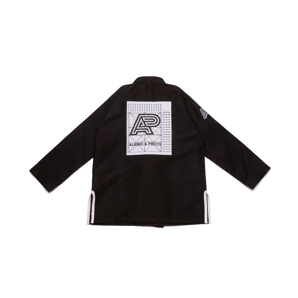 A&P B82 BUILDING BLOCK KIMONO BLACK