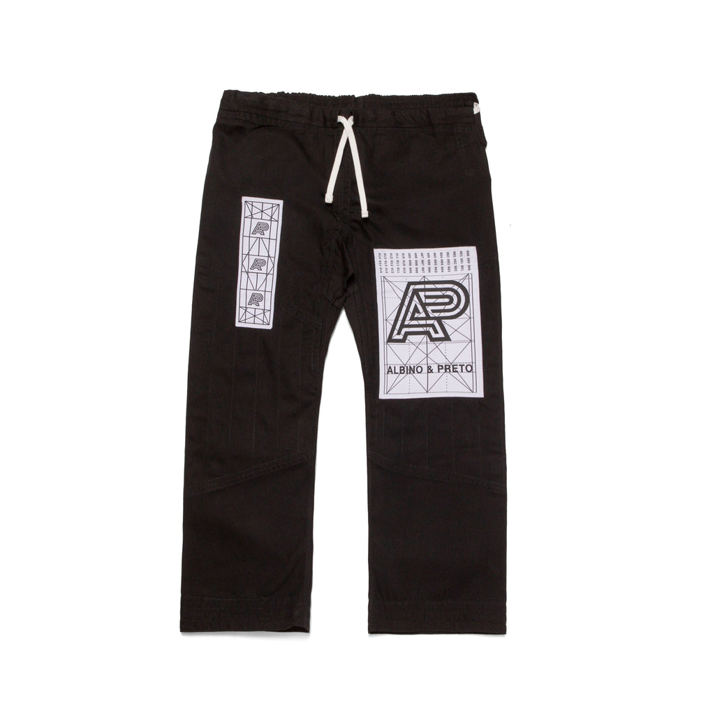 A&P B82 BUILDING BLOCK KIMONO BLACK