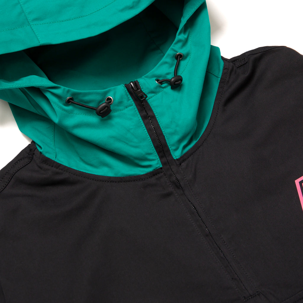 A&P CLASSIC ANORAK 20 JACKET BLACK/TEAL