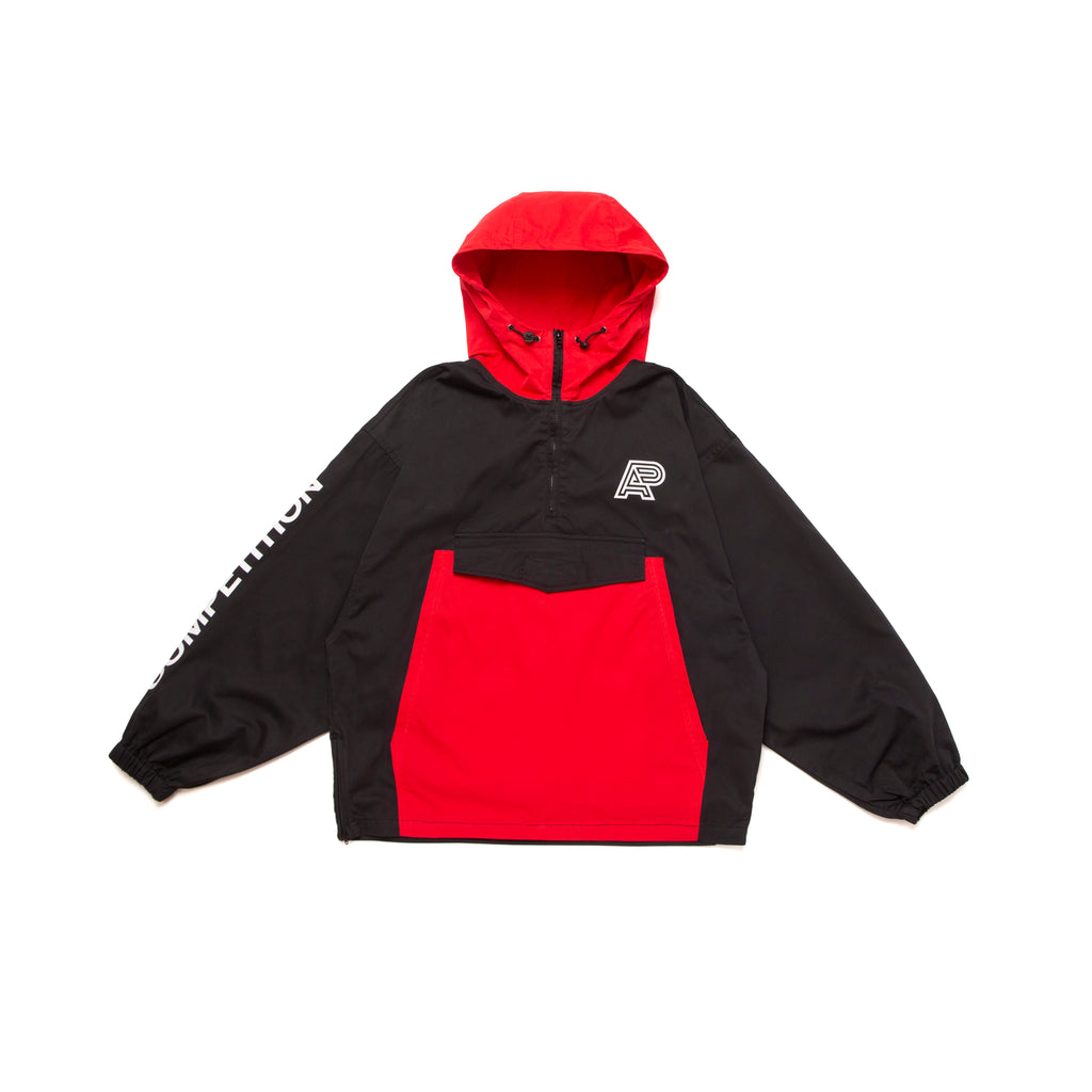 A&P CLASSIC ANORAK 20 JACKET BLACK/RED (HOUSE)