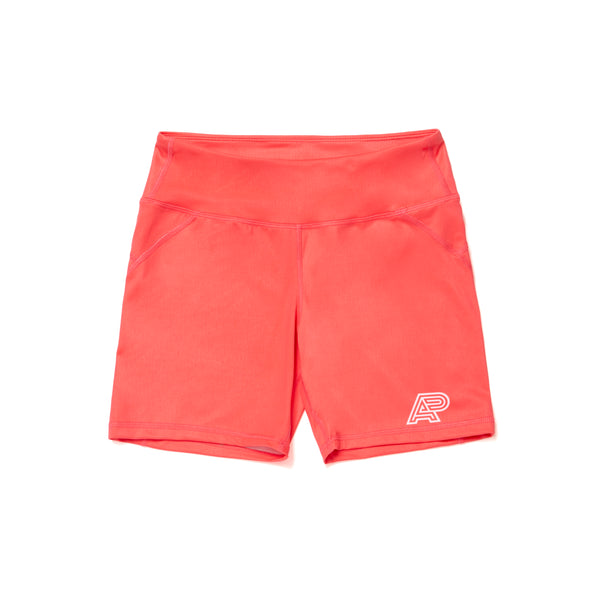 A&P WOMENS COMPRESSION SHORTS SALMON ORANGE