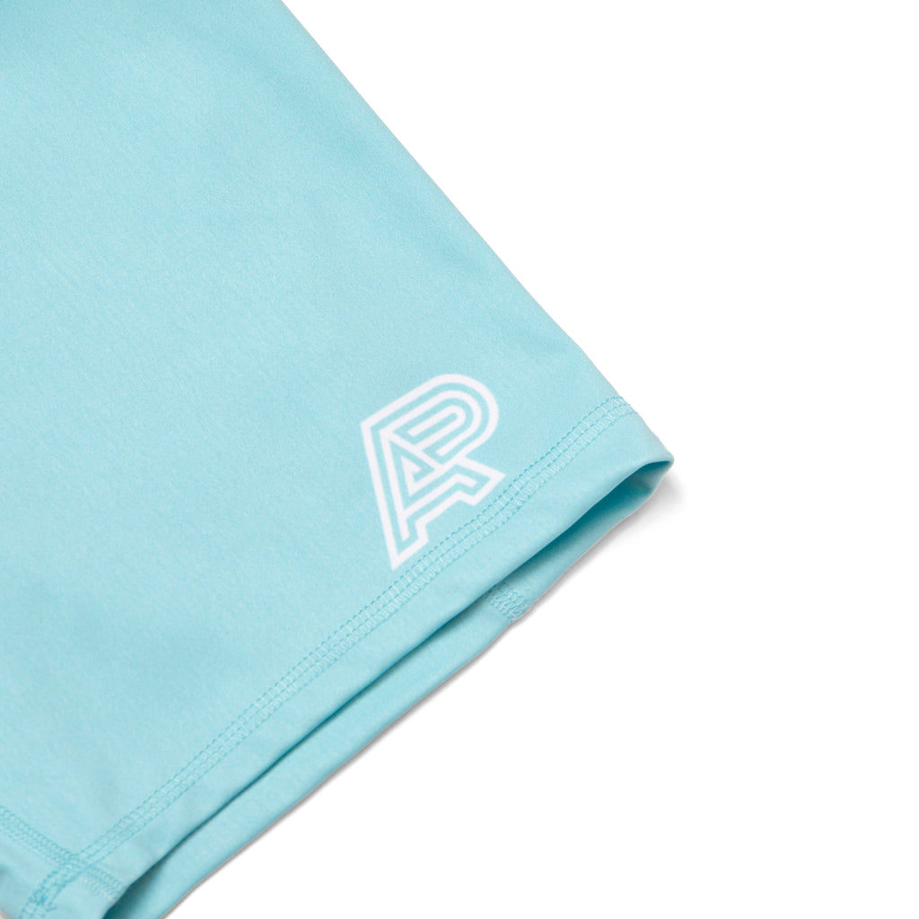 A&P WOMENS COMPRESSION SHORTS TURQUOISE (FULFILLMENT)