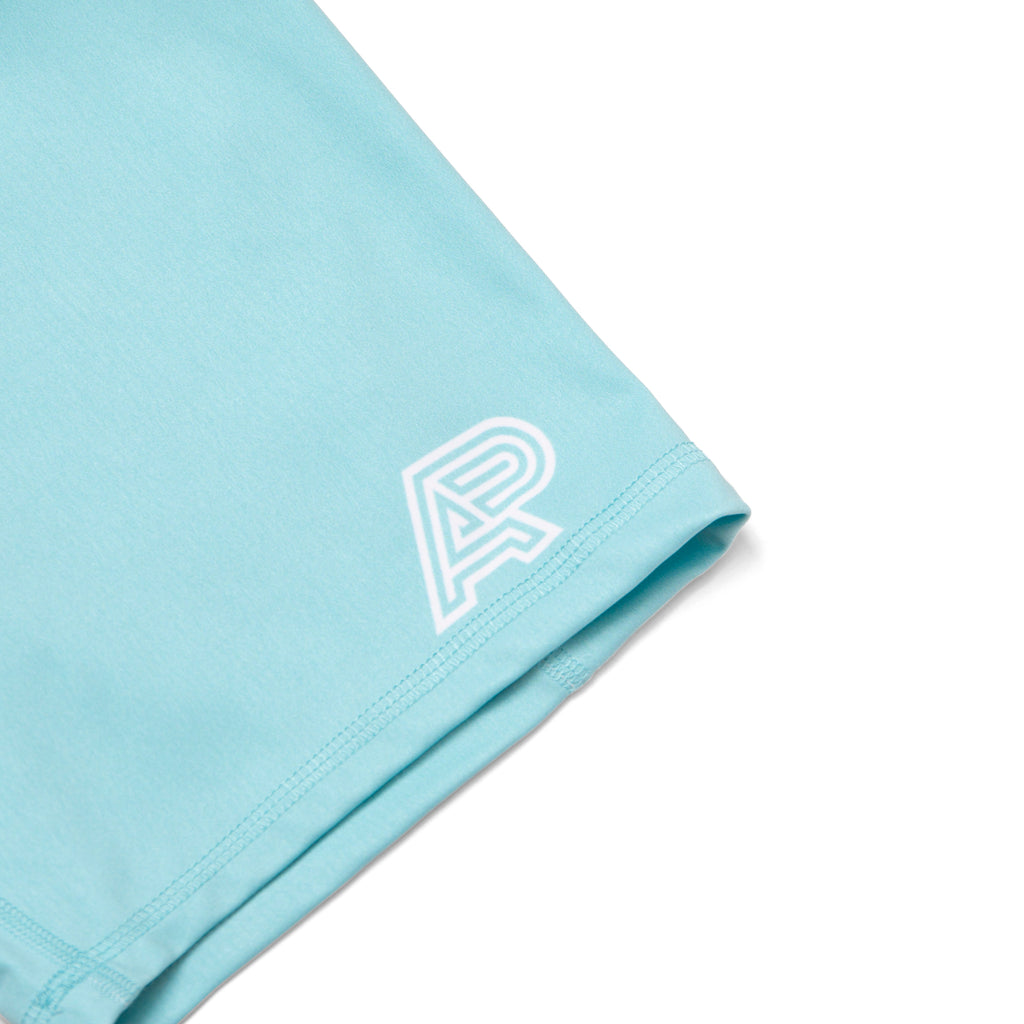A&P WOMENS COMPRESSION SHORTS TURQUOISE