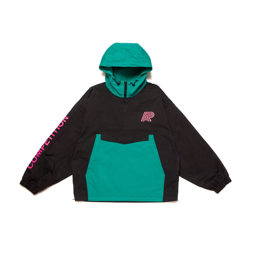 A&P CLASSIC ANORAK 20 JACKET BLACK/TEAL